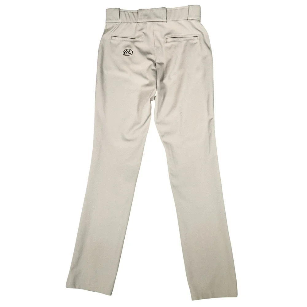 Rawlings Baseball Pants Mens Size M Grey Excellent Pro-Dri‎ ACABP31SR Reinforced